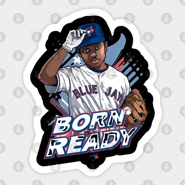 Born Ready Vladdy Sticker by Ink Lines